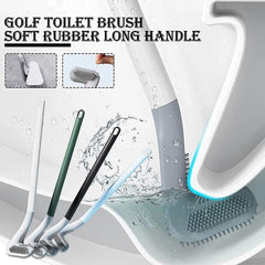 Toilet Cleaning Brush Golf Brush, Hockey Toilet Brush, Toilet Brush for Western and Indian Toilet, Bathroom Brush for Toilet Cleaner for Home Kitchen Accessories Items New GenzVybs